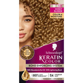 Schwarzkopf Keratin Color Crème 9.0 miel blond, couverture grise complète