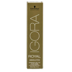 Schwarzkopf Igora Royal Absolutes 6-60, couverture gris naturel avec reflets chocolat