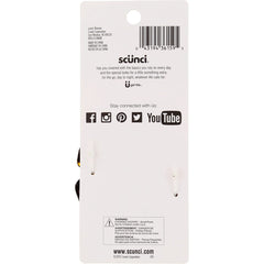 Clip pieuvre Scunci 8 cm, huit dents interverrouillées pour une prise solide.