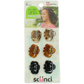 Pinces Scunci Octopus Mini anti dérapantes fixent les tresses de manière fiable.