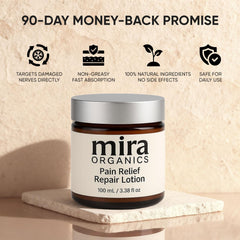 SDXJIOGE Mira Relief Lotion - soin cible pieds et jambes pour plus de confort.