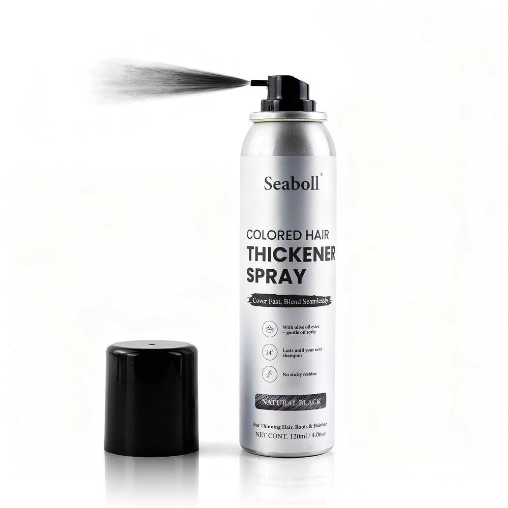 Seaboll Root Touch Up : flacon spray prêt à l emploi couvrant rapidement les racines.