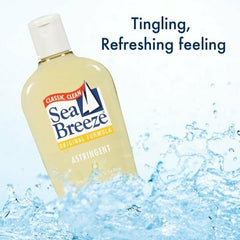 Sea Breeze Astringent Original label close-up highlighting classic formula