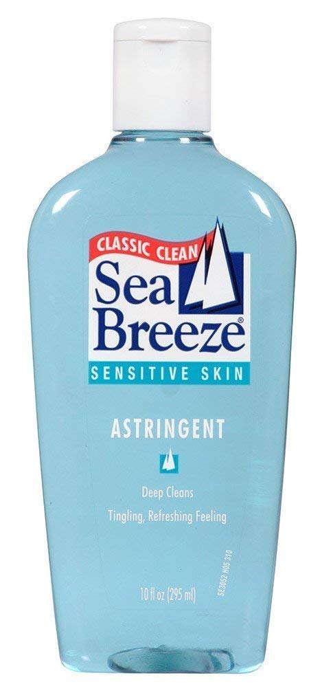 Seabreeze Tonique pour peau sensible, bouteille 10 oz, rafraîchissant et purifiant.