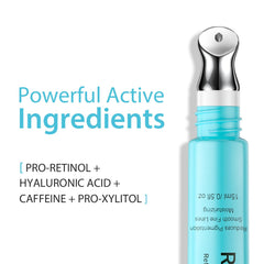 Seacall Crème Yeux Rétinol absorption rapide: application sans résidu gras.