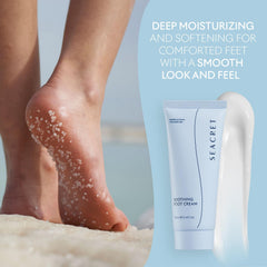 SEACRET crème-pieds masque nuit, réveil pieds plus doux.