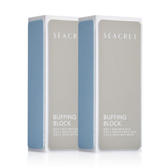 Tampon polissage SEACRET Minerals Professionnel, 3 voies, pour ongles nets et éclatants.