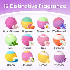 SeasonBliss Boules de bain ingrédients sûrs et douceur hydratante.