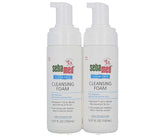 sebamed-clear-face-bouteille-mousse: nettoyage quotidien en douceur pour peau grasse.