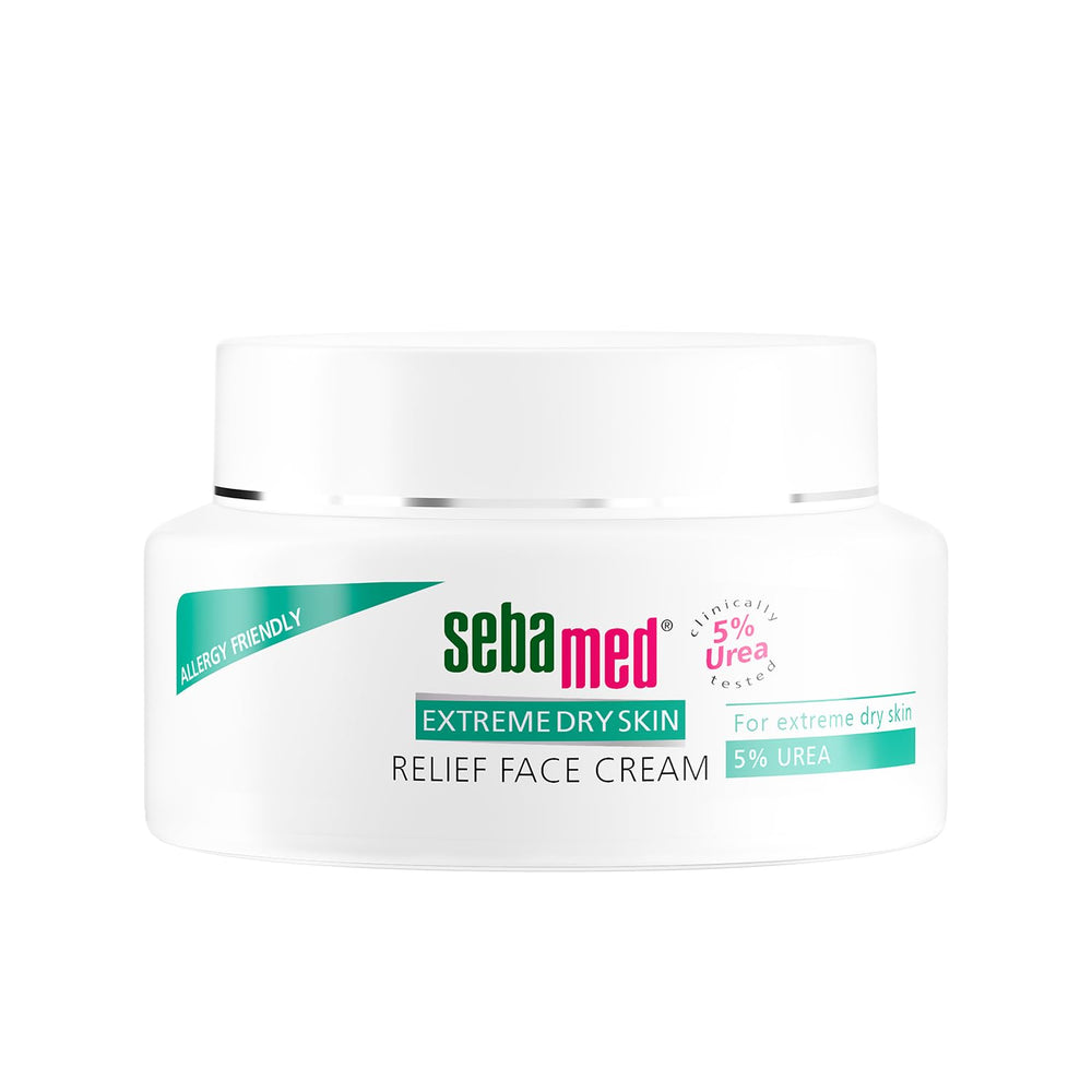 Sebamed Crème Visage 5% urée, flacon hydratant pour peau sèche