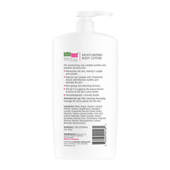 SEBAMED lotion corps pompe application facile, hydratation douce.