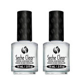 Seche Clear, vernis-base transparent prêt à l’application sur l’ongle.