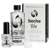 Seche Vite kit remplissage brillance rapide pour une manucure prête.