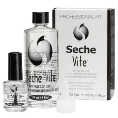 Seche Vite kit remplissage brillance rapide pour une manucure prête.
