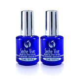 Seche Vive bottle close-up showing gel-like shine without lamp