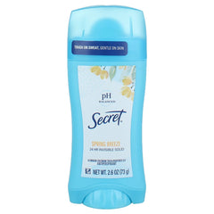 Secret Déodorant Solide Printemps Brise - application douce offre fraîcheur durable.
