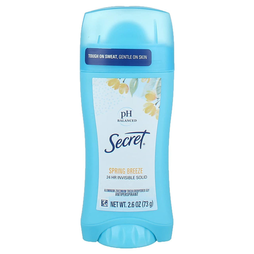 Secret Déodorant Solide Printemps Brise - emballage élégant pour une routine fraîche toute la journée.