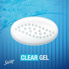 Secret Outlast Gel Clair – sans traces sur la peau.