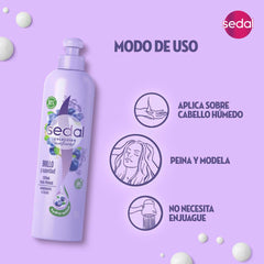 Sedal Bleuets et huiles : ingrédients naturels nourrissent les longueurs