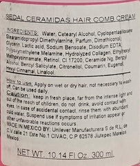 Sedal S.O.S. Ceramides application-facile 300 ml, coiffage rapide et fini naturel.