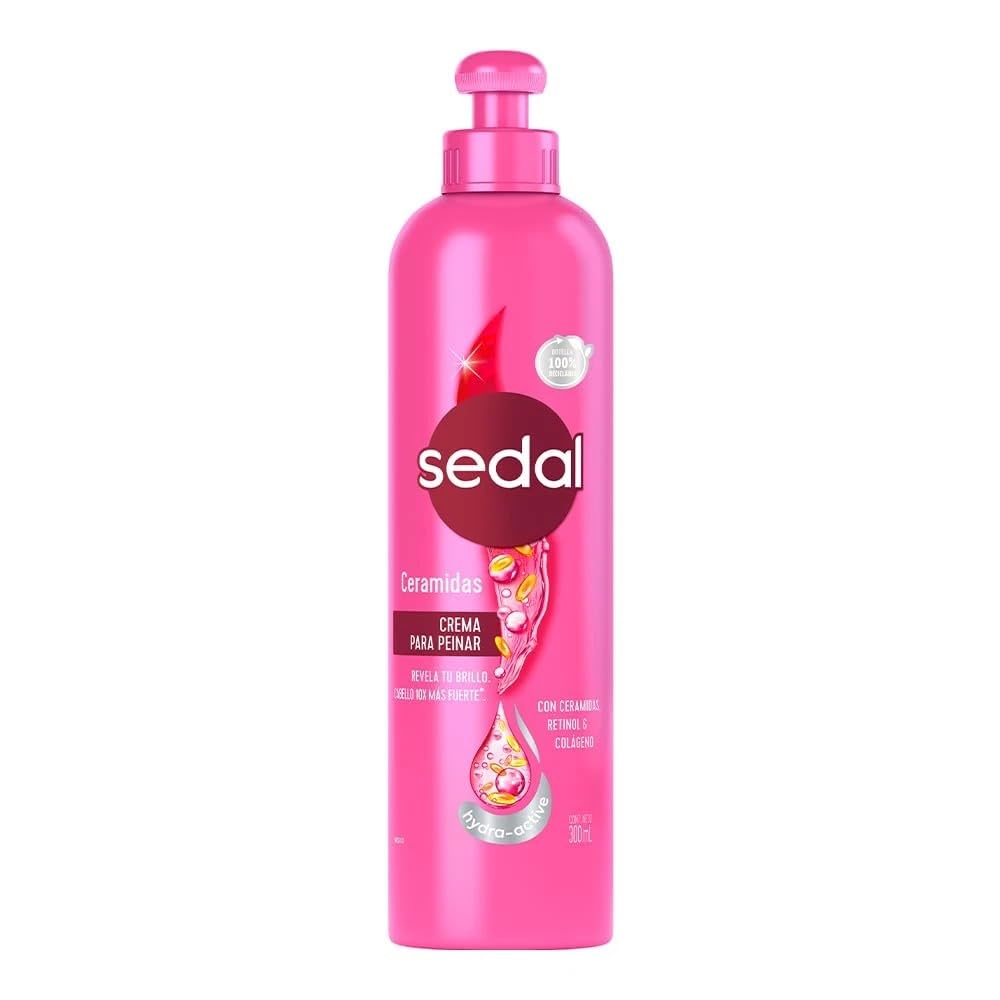 Sedal S.O.S. Ceramides crème-coiffante 300 ml, facilite le coiffage et texture naturelle.