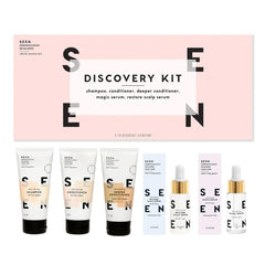 SEEN Shampoing mini du kit, mousse riche et lavage doux sans parfum.