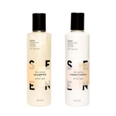 SEEN Shampoing en duo, flacons élégants et démêlage sans sulfates.