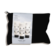 SEEN Travel Trio Shampoing mini sans parfum, cheveux propres et légers en voyage