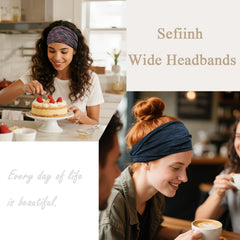 Bandeau Sefiinh pour yoga, maintien sûr pendant les mouvements.
