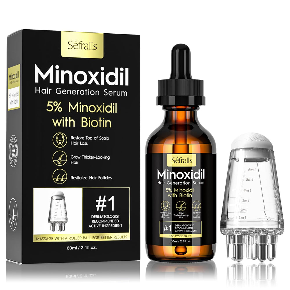Sefralls Minoxidil huile cheveux bouteille prête à l’emploi pour stimuler la repousse