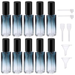 Segbeauty ensemble de bouteilles parfum verre 10 ml, compact et léger pour voyager.