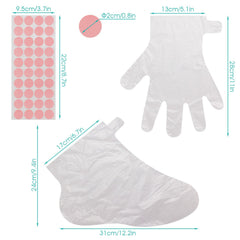 Segbeauty ensemble 200 doublures, kit pratique pour soins à domicile