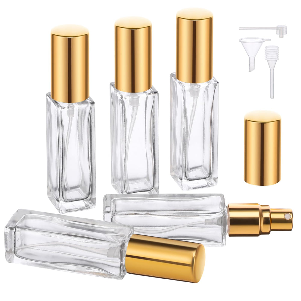 Segbeauty flacon parfum voyage en verre 10 ml, spray fin idéal en déplacement.