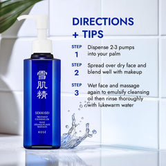 SEKKISEI Huile Nettoyante Peau Radiance: peau lumineuse et hydratée.