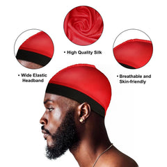 Selalu bonnet en soie noir, avant: confort tout au long de la journée.