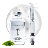 SELEVE Glow Caviar Ampoule: bouteille-airless pour hydratation rapide et durable.