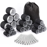 Selizo ensemble 36 pièces: rouleaux cheveux prêts pour des boucles variées.