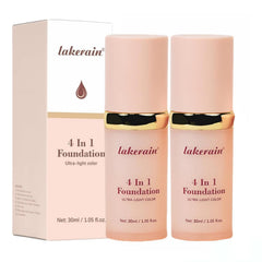 Selke Life Foundation 4 en 1: bouteille de fond de teint pour un fini naturel et durable.