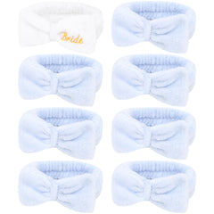 Bandeau mariée Semato blanc avec broderie dorée pour un look élégant