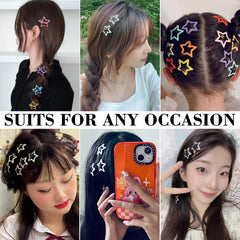 Seneeel barrettes étoiles : couleurs vives pour assortir votre tenue.