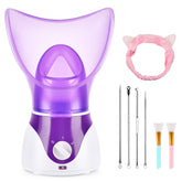 Seneryla vapeur-visage violet: facilite l'ouverture des pores et favorise l'hydratation.