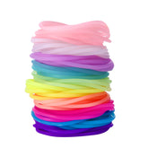 Senkary glow neon jelly bracelets collection glows after light exposure for festive party favors.