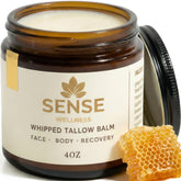 Sense Wellness Beurre de Tallow Visage – bouteille: hydratation durable.