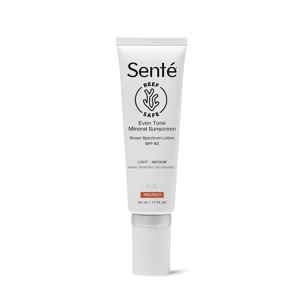 Sente Even Tone: bouteille teintée offrant protection minérale légère.