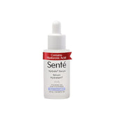 Senté Hydrate+ Serum dans son flacon compact, hydratation durable.
