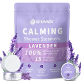 SEONNIX Bombes de douche Lavande – emballage pratique pour routine spa à domicile