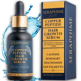 Sérum Seraphime en bouteille prête à l'emploi pour densité capillaire accrue.