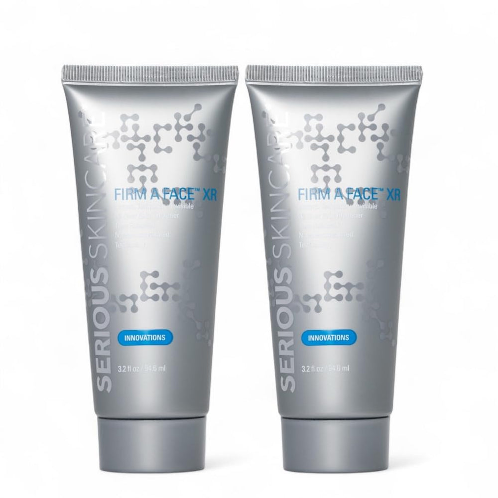 Serious Skincare FIRM A FACE XR, bouteille prête, raffermissement temporaire.