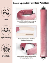 Seritant rouleaux flexibles sans pinces, installation rapide et confortable.