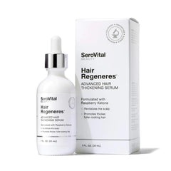 Serovital sérum Épaisseur-Cheveux: impression de mèches plus fournies.